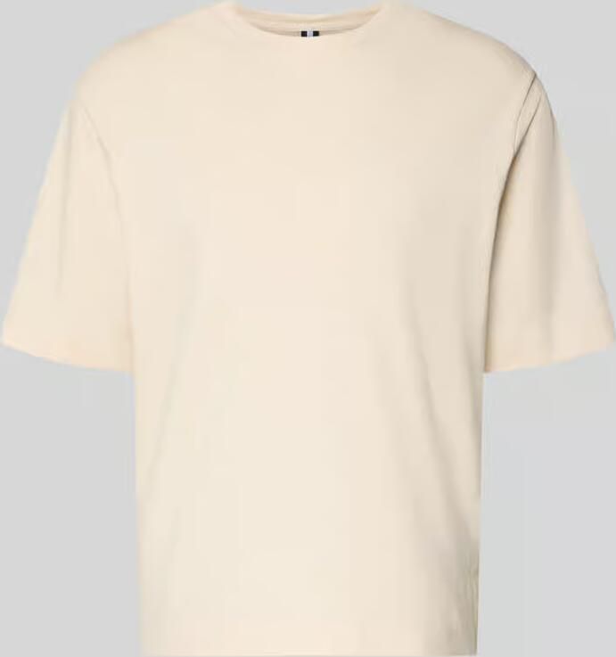 PROFUOMO Heren Polo's & T-shirts Heavy Cotton Gebroken Wit - Foto 6