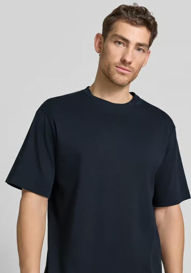 PROFUOMO Heren Polo's & T-shirts Heavy Cotton Donkerblauw - Foto 5