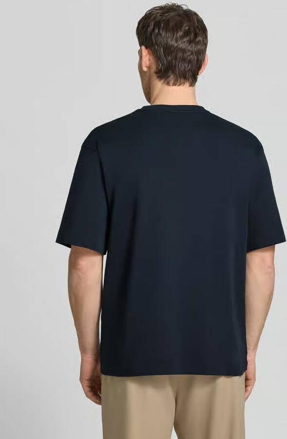 PROFUOMO Heren Polo's & T-shirts Heavy Cotton Donkerblauw - Foto 6