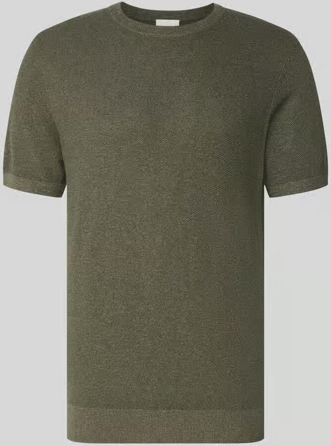 PROFUOMO Heren Polo's & T-shirts Cotton Seed Donkergroen - Foto 6