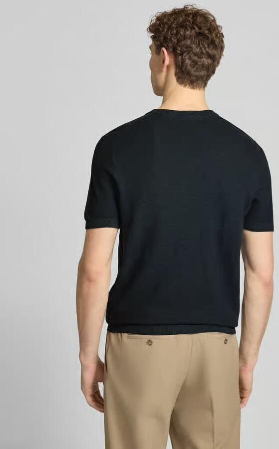 Profuomo T-shirt van katoenen-linnenmix - Foto 3