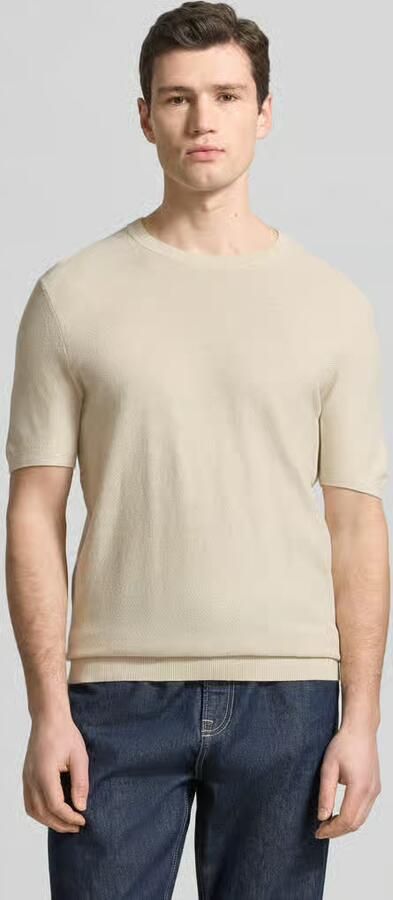 PROFUOMO Heren Polo's & T-shirts Cotton Seed Ecru - Foto 8