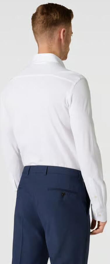 Profuomo Knitted Mercerised Heren Overhemd LM - Foto 8