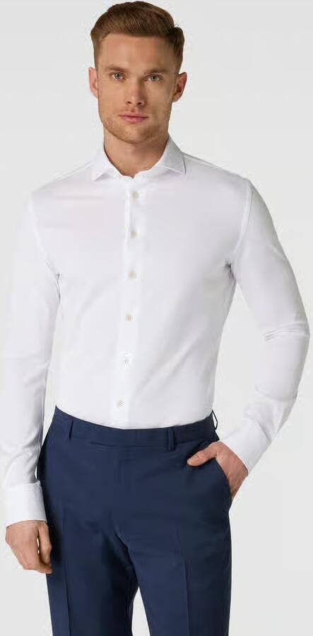 Profuomo Knitted Mercerised Heren Overhemd LM - Foto 9