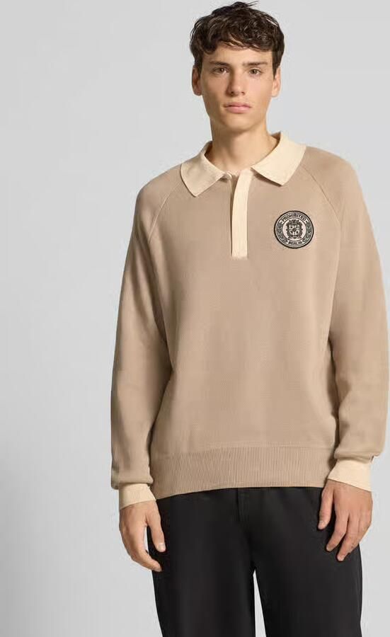 PROHIBITED Gebreide pullover met labeldetail - Foto 2