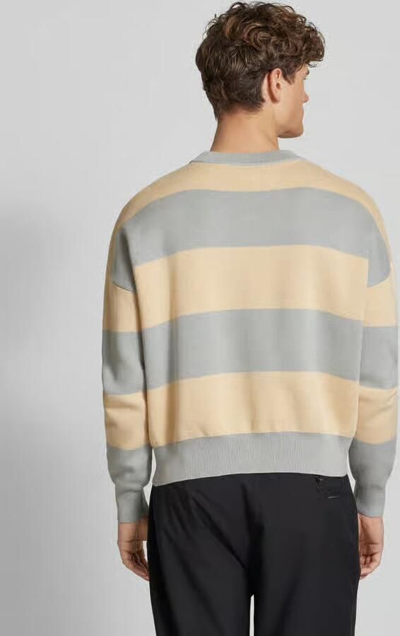 PROHIBITED Gebreide pullover met labelprint - Foto 3