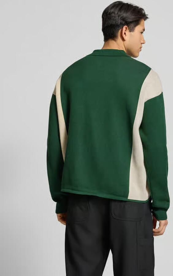 PROHIBITED Gebreide pullover met polokraag en labelpatch