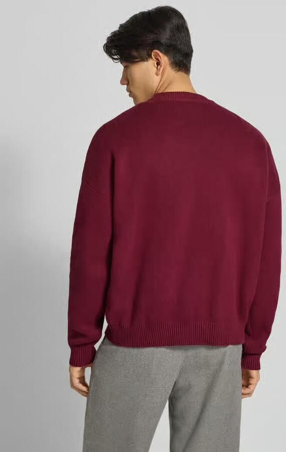 PROHIBITED Gebreide pullover met ronde hals