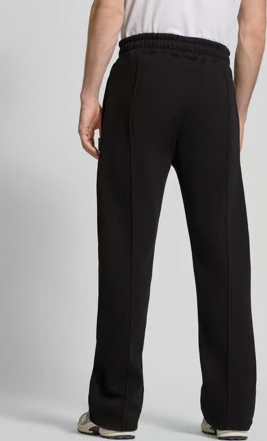 PROHIBITED Loose fit sweatpants met labelstitching en elastische band - Foto 3
