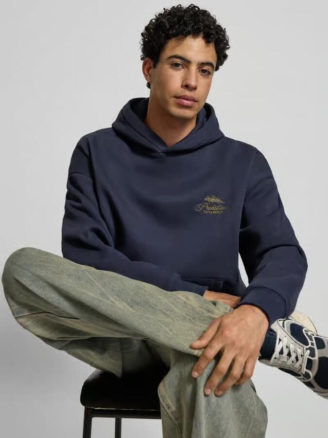 PROHIBITED Oversized hoodie met labelstitching