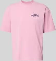 PROHIBITED regular fit T-shirt van puur katoen model 'IN A RUSH'