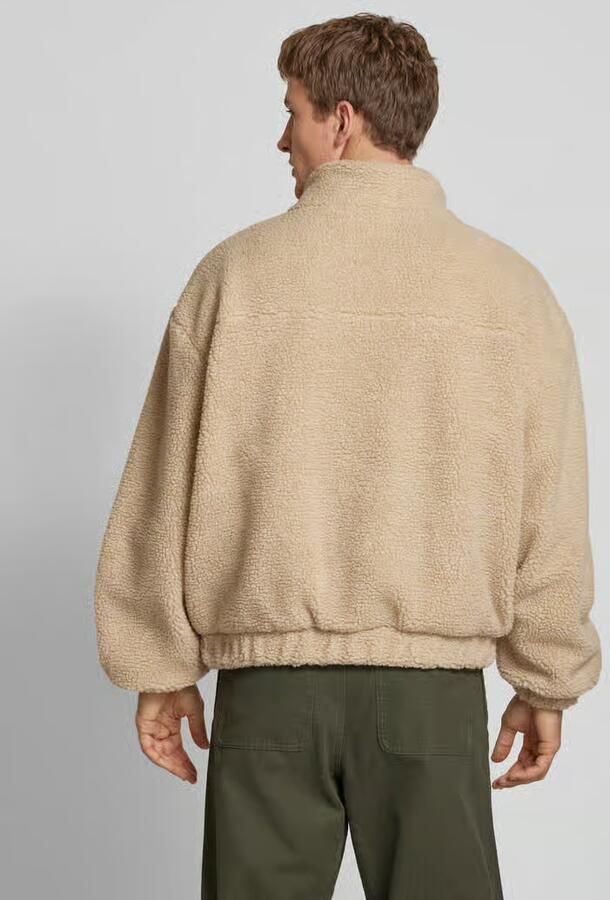 PROHIBITED Regular Fit troyer van teddyfleece model 'Woodford'