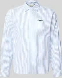 PROHIBITED regular fit vrijetijdsoverhemd met kentkraag en label-stitching