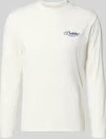 PROHIBITED Shirt met lange mouwen met labelstitching model 'Cyclists Longsleeve'