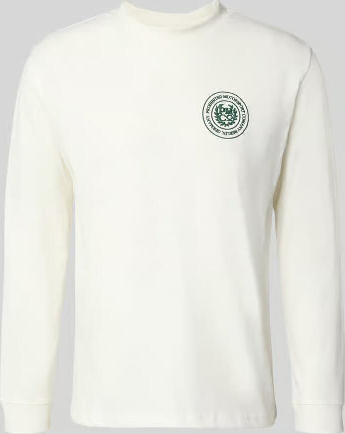 PROHIBITED Shirt met lange mouwen met print aan de achterkant model 'Horse Racer'