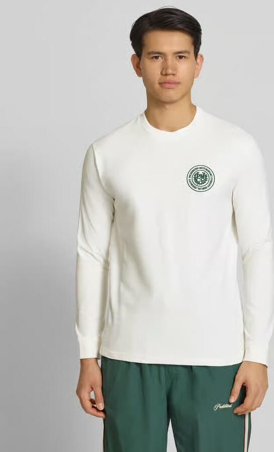 PROHIBITED Shirt met lange mouwen met print aan de achterkant model 'Horse Racer' - Foto 2