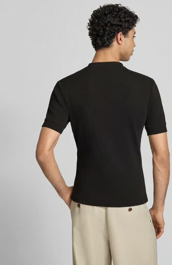 PROHIBITED slim fit T-shirt met labelstitching