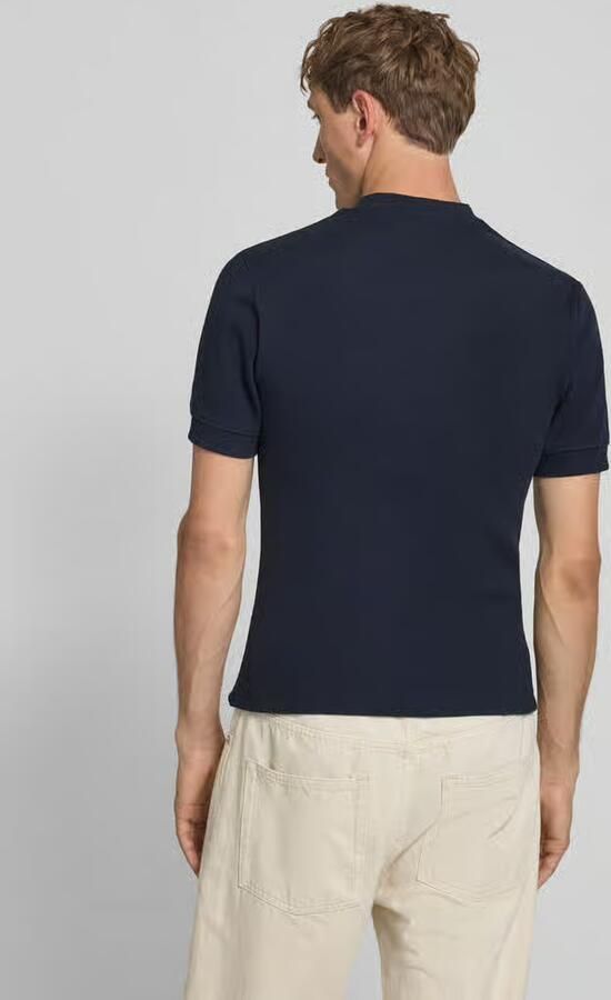 PROHIBITED slim fit T-shirt met labelstitching - Foto 2