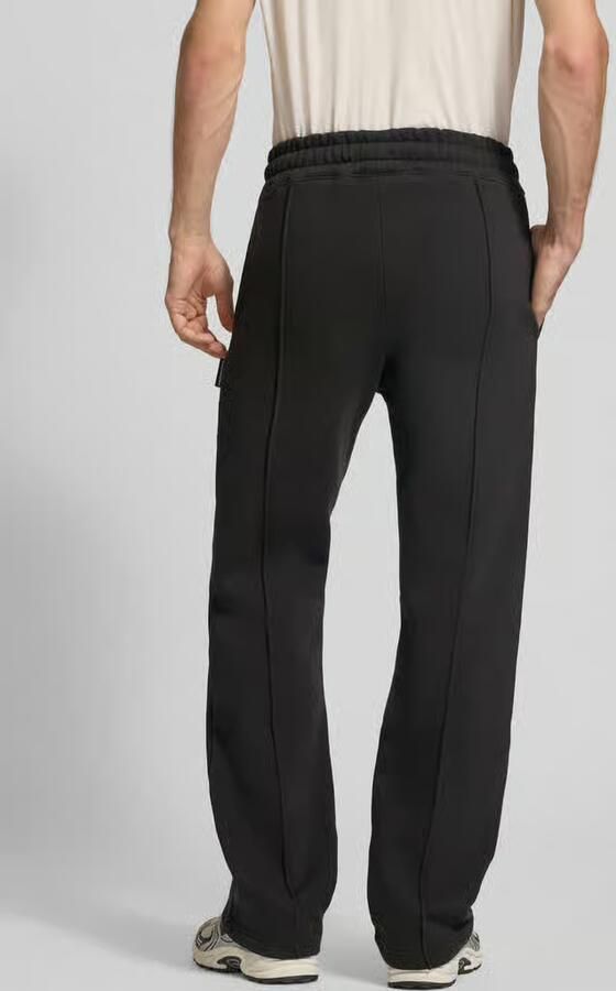 PROHIBITED sweatpants met elastische band en labelstitching - Foto 3