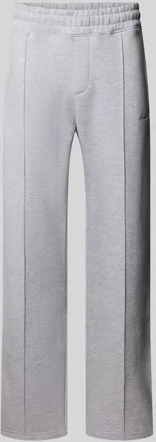PROHIBITED sweatpants met elastische band en labelstitching