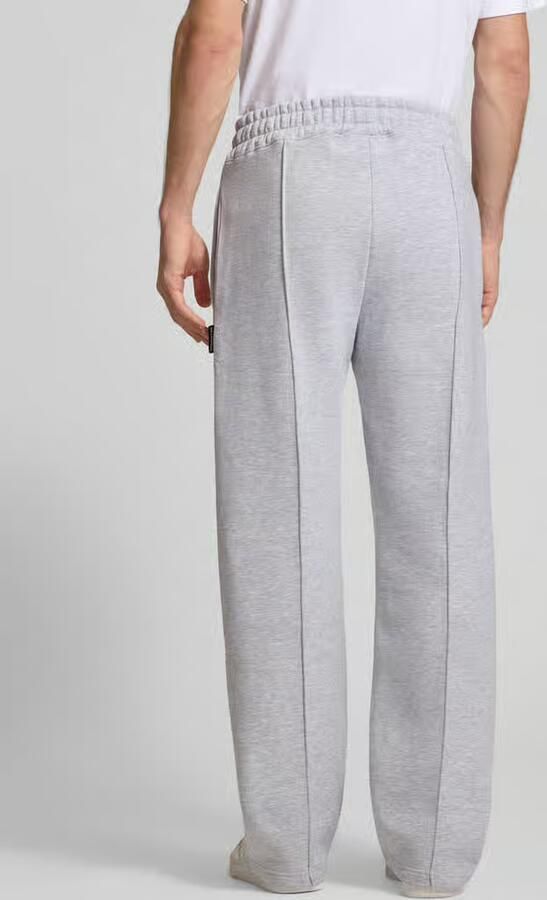 PROHIBITED sweatpants met elastische band en labelstitching - Foto 3