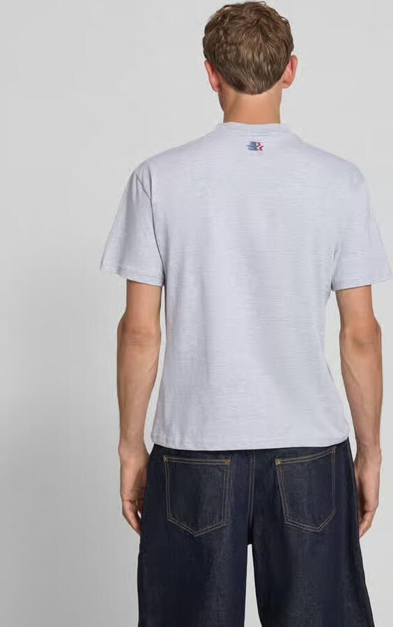 PROHIBITED T-shirt met labelprint en ronde hals - Foto 2