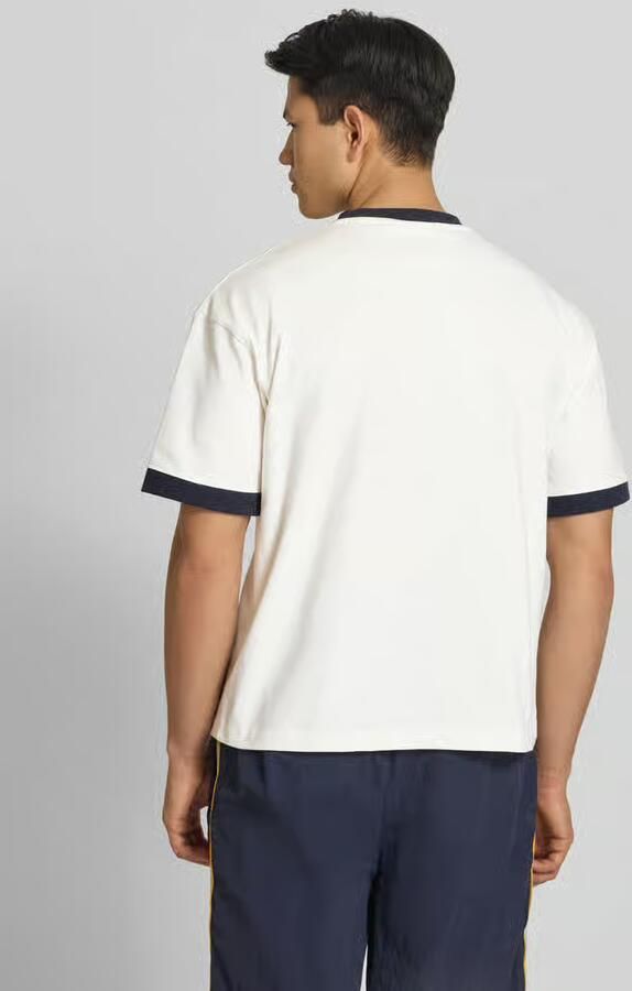 PROHIBITED T-shirt met labelstitching model 'Rush' - Foto 2