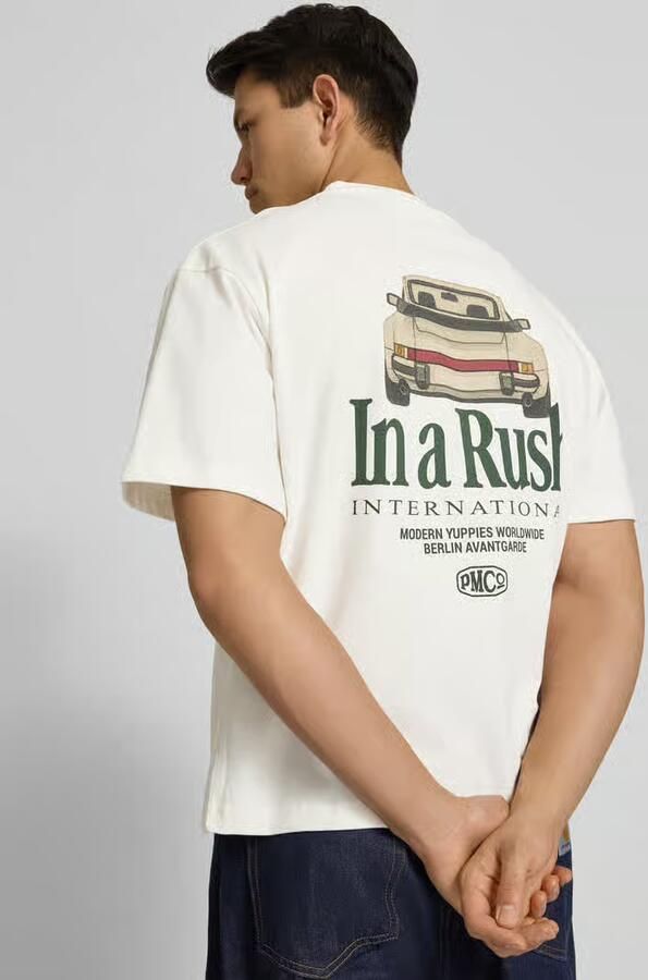 PROHIBITED T-shirt met print op de achterkant model 'Oldtimer Race Tee' - Foto 2