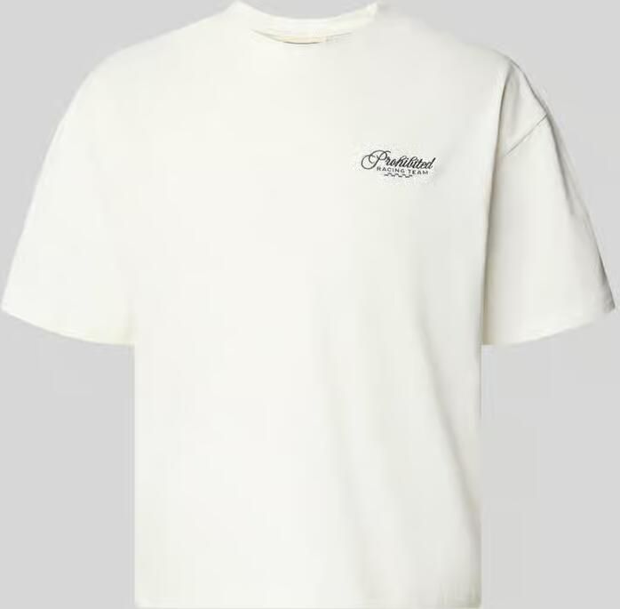 PROHIBITED T-shirt met print op de achterkant model 'Oldtimer Race Tee' - Foto 4