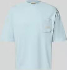 PROHIBITED T-shirt met structuurpatroon en labelstitching