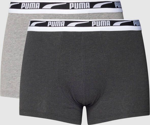 Puma Boxershort met labeldetails in een set van 2 stuks