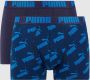 Puma all over print briefs boxers 2-pack zwart blauw heren - Thumbnail 5