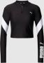 PUMA PERFORMANCE Kort shirt met lange mouwen en labeldetails model 'Eversculpt' - Thumbnail 1