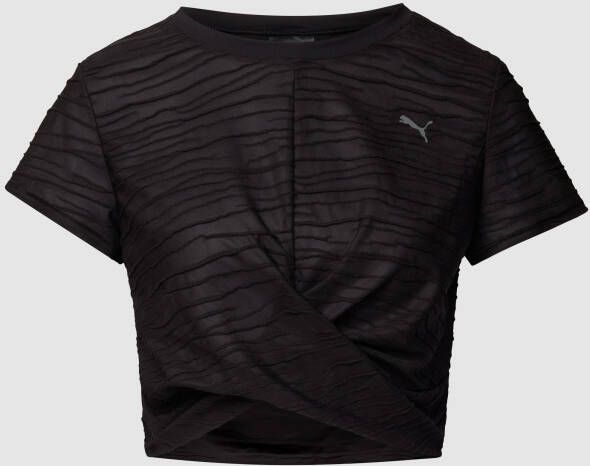 PUMA PERFORMANCE Kort T-shirt met structuurmotief