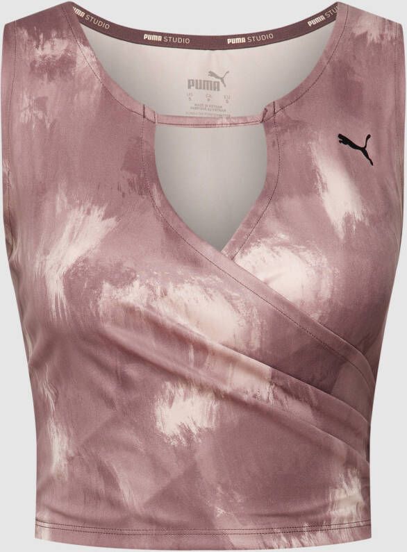 PUMA PERFORMANCE Korte top in wikkellook model 'STUDIO'
