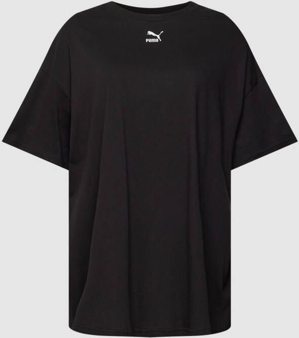 PUMA Performance Plus SIZE T-shirt met logoprint model 'CLASSICS'