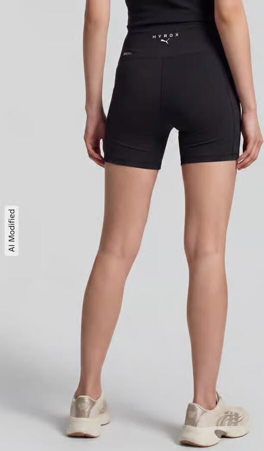 PUMA Performance Elastische sport korte broek met logoprint model 'PUMA X HYROX ESS SHORT' - Foto 3