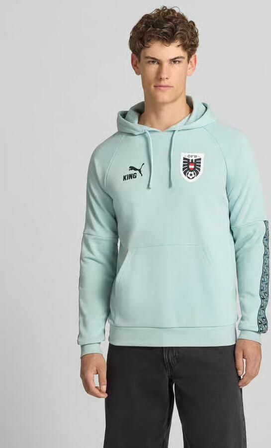 PUMA Performance Hoodie met kangoeroezak model 'ÖFB KING' - Foto 4