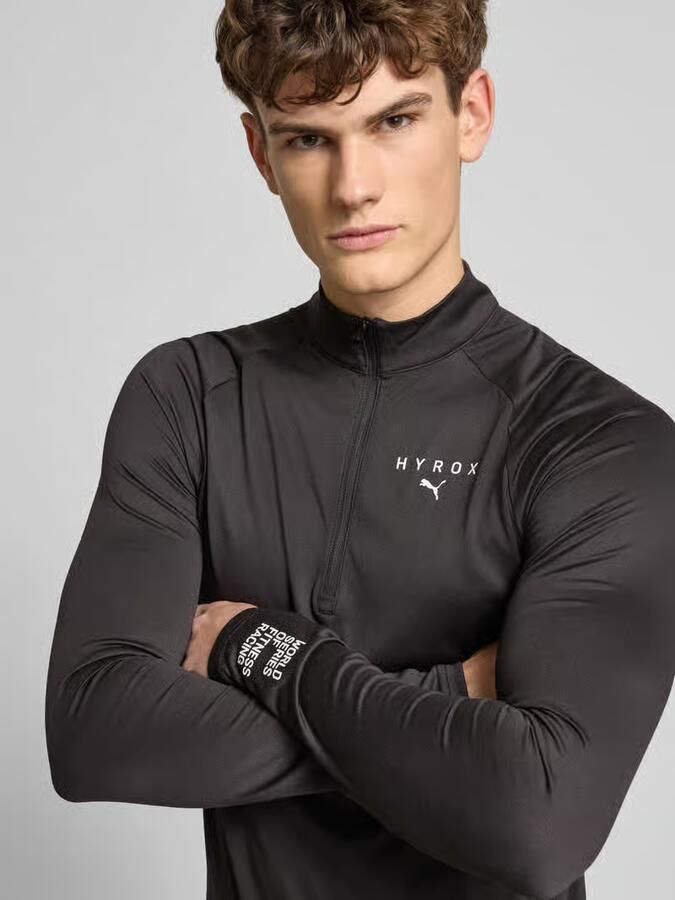 PUMA PERFORMANCE PUMA x HYROX regular fit shirt met lange mouwen en labelprint - Foto 2