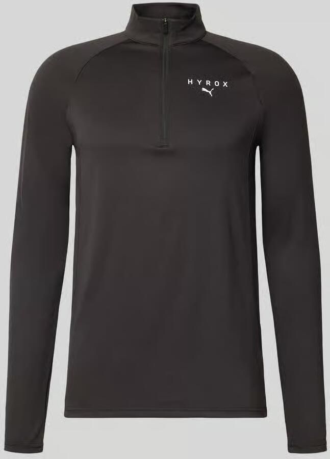 PUMA PERFORMANCE PUMA x HYROX regular fit shirt met lange mouwen en labelprint