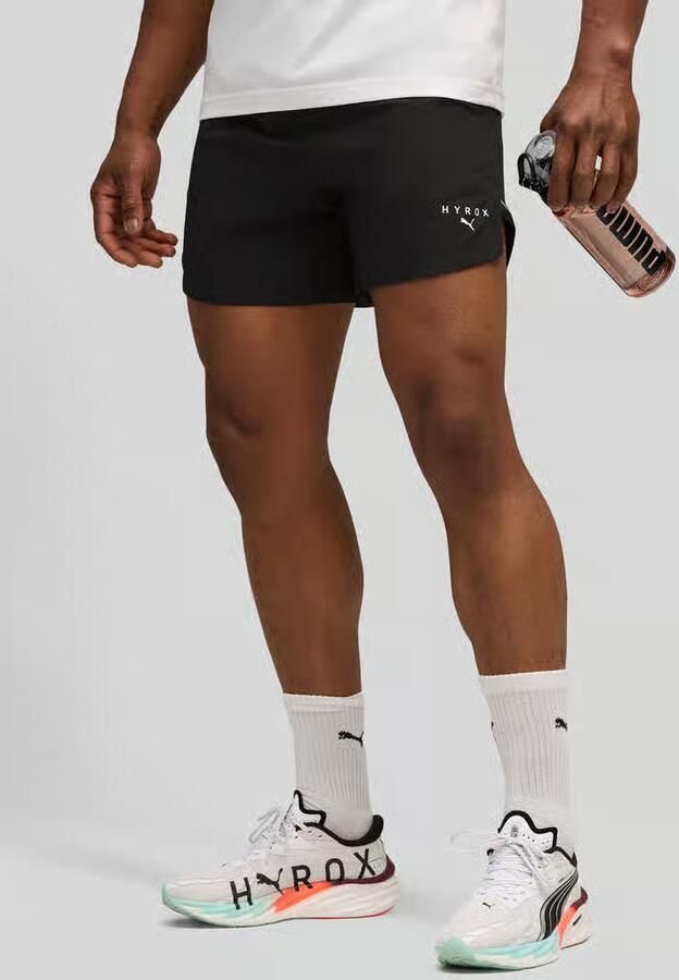 PUMA PERFORMANCE PUMA x HYROX Regular Fit sportshorts van ultralicht materiaal - Foto 3