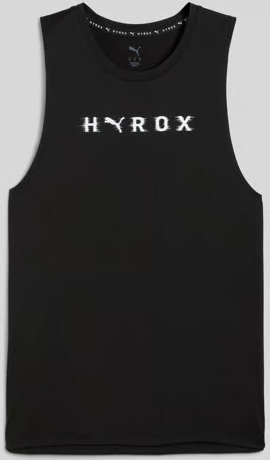 PUMA PERFORMANCE PUMA x HYROX regular fit tanktop van vochtregulerend materiaal