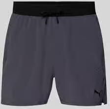 PUMA Performance regular fit korte broek met logoprint