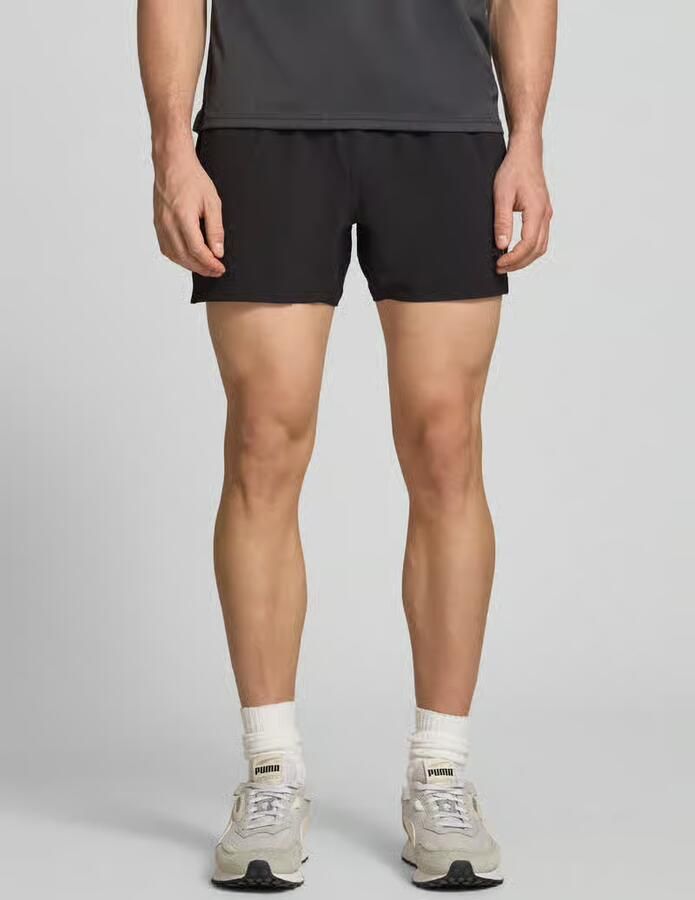 PUMA Performance Regular Fit sportshorts met logoprint model 'M PWRMODE 5' - Foto 4
