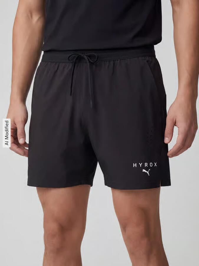 PUMA Performance Regular fit sportshorts met labelprint - Foto 2