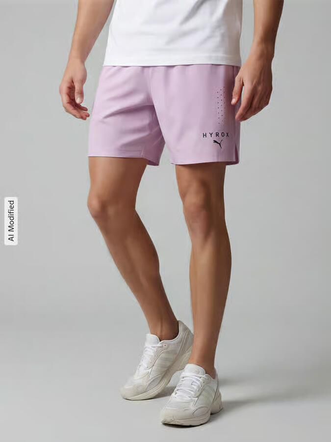 PUMA Performance Regular fit sportshorts met labelprint - Foto 4