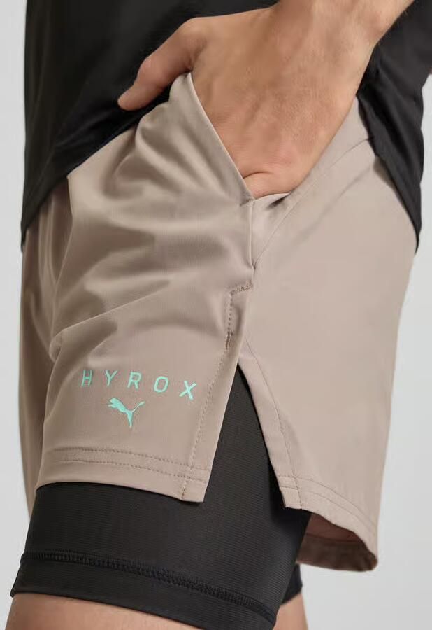 PUMA Performance Regular fit sportshorts met logoprint model 'PWRMO' - Foto 2
