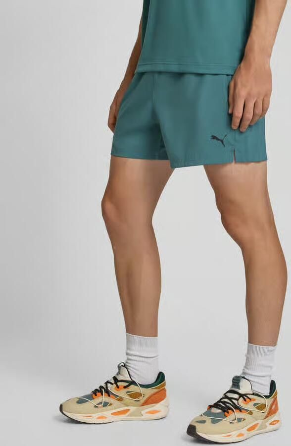 PUMA Performance Regular Fit sportshorts met logoprint model 'TAD ESSENTIALS' - Foto 2