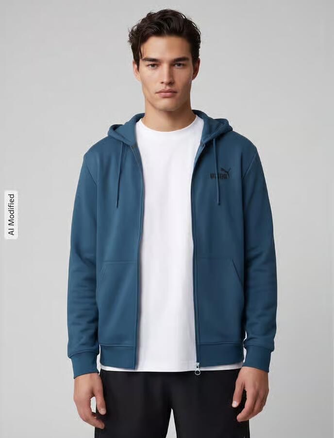 PUMA Performance Regular fit sweatjack van katoenmix - Foto 2