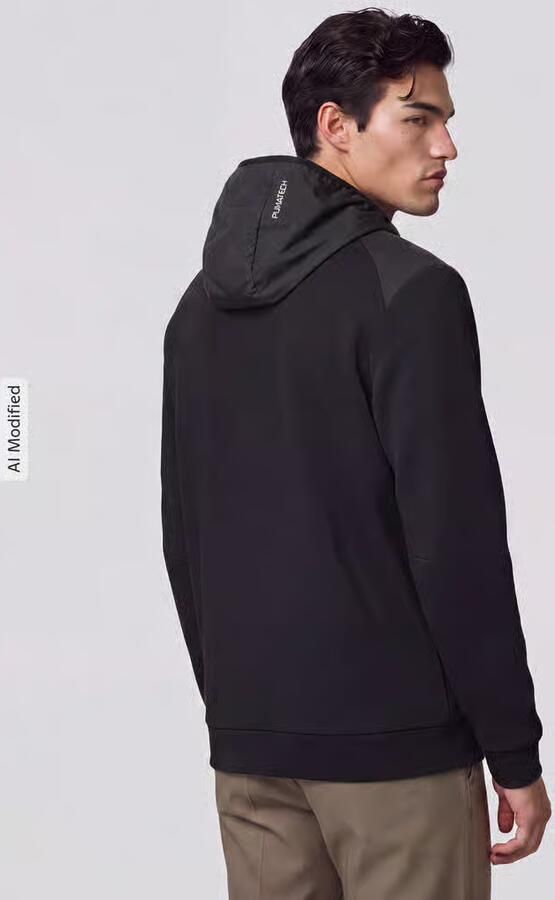 PUMA Performance Regular fit sweatjack van katoenmix model 'PUMATECH' - Foto 3